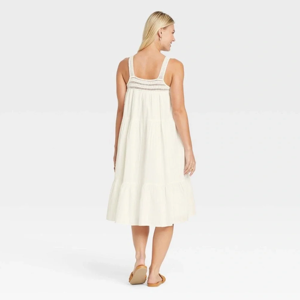 universal thread white dress - Picture 3 of 4